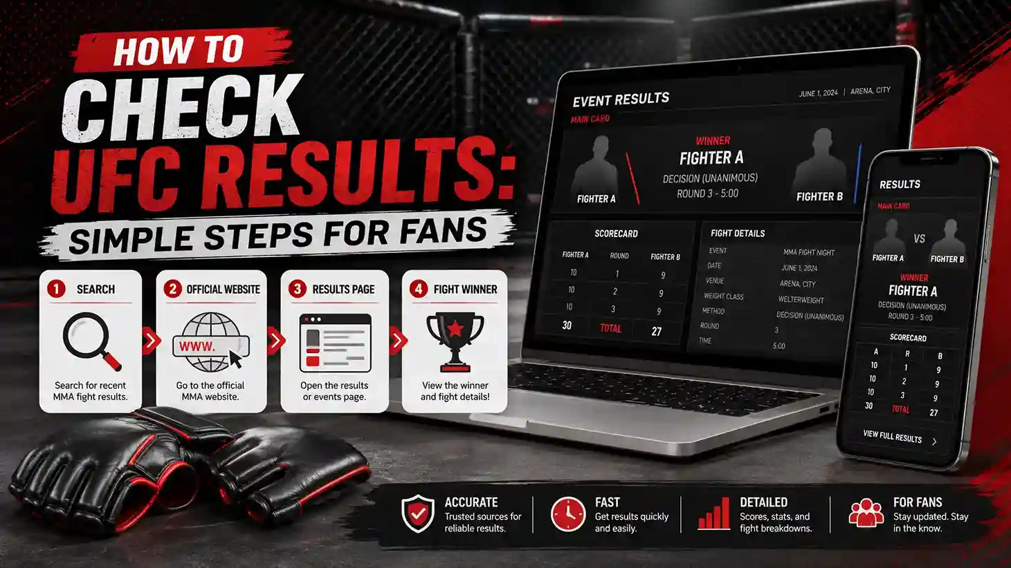 How to Check UFC Results: Simple Steps for Fans