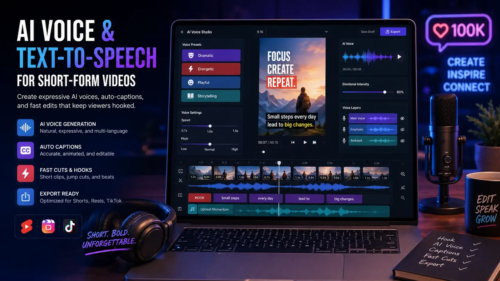 ElevenLabs free alternative - CapCut AI Voice