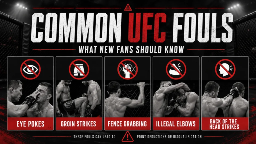 Common UFC fouls new fans should know