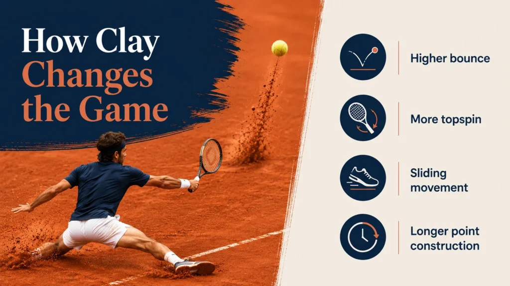 How clay changes the game at Roland Garros