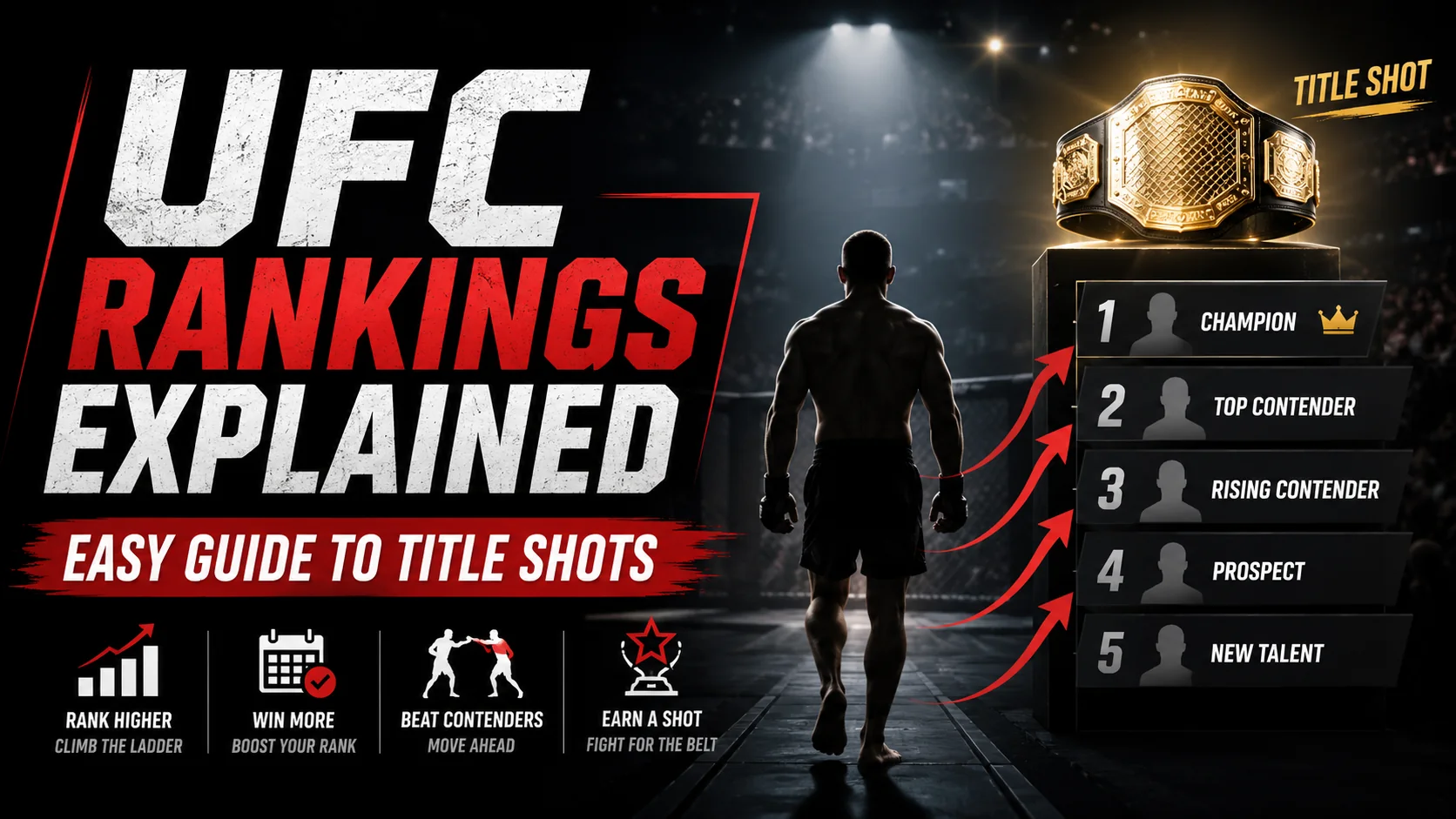 UFC rankings explained featured image about title shots and contenders
