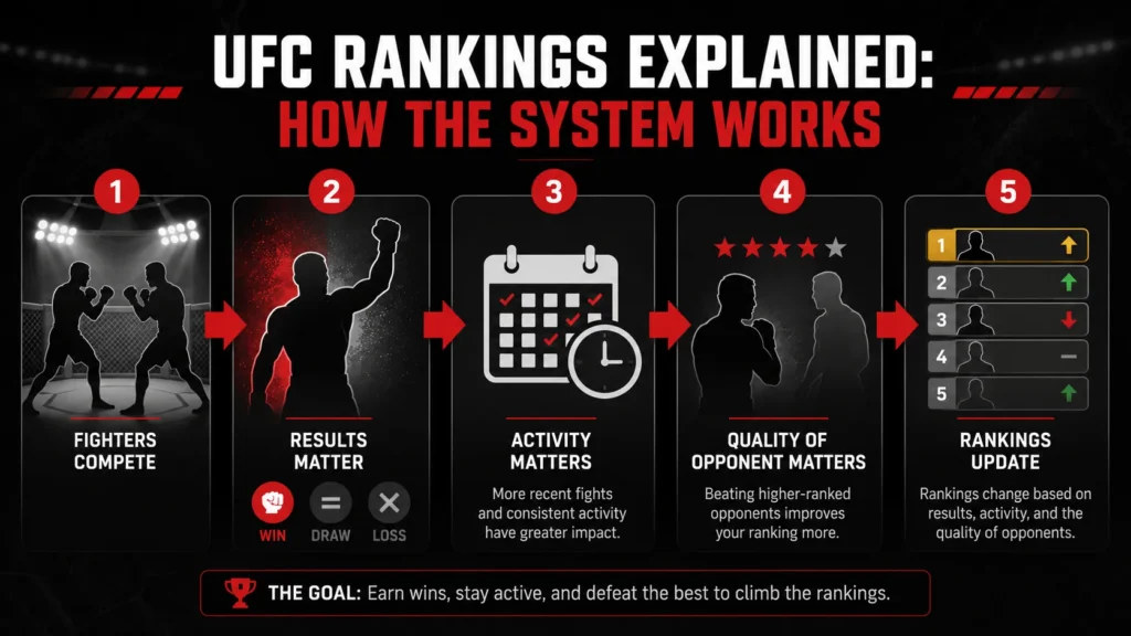 UFC rankings explained how the system works