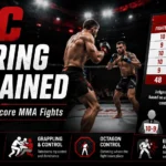 UFC scoring explained featured image showing judges and scorecards