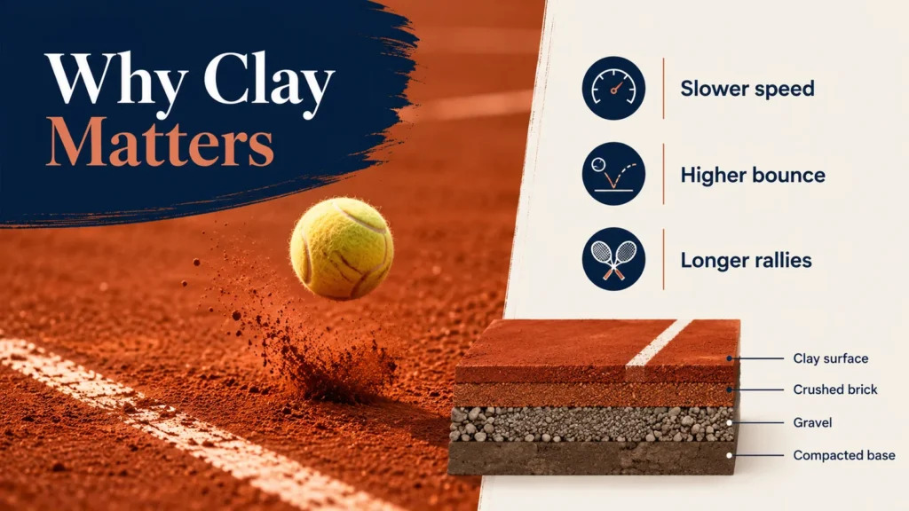 Why Roland Garros is played on clay