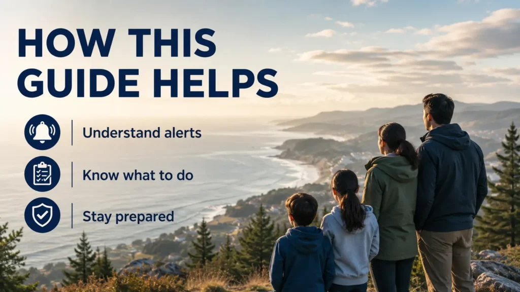 How this guide helps during future tsunami concerns for readers and families near the coast