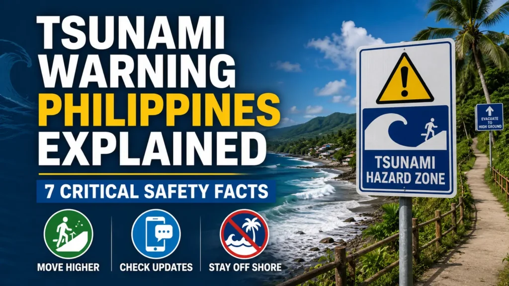 Why some earthquakes trigger tsunami alerts with undersea quake and seafloor movement graphic